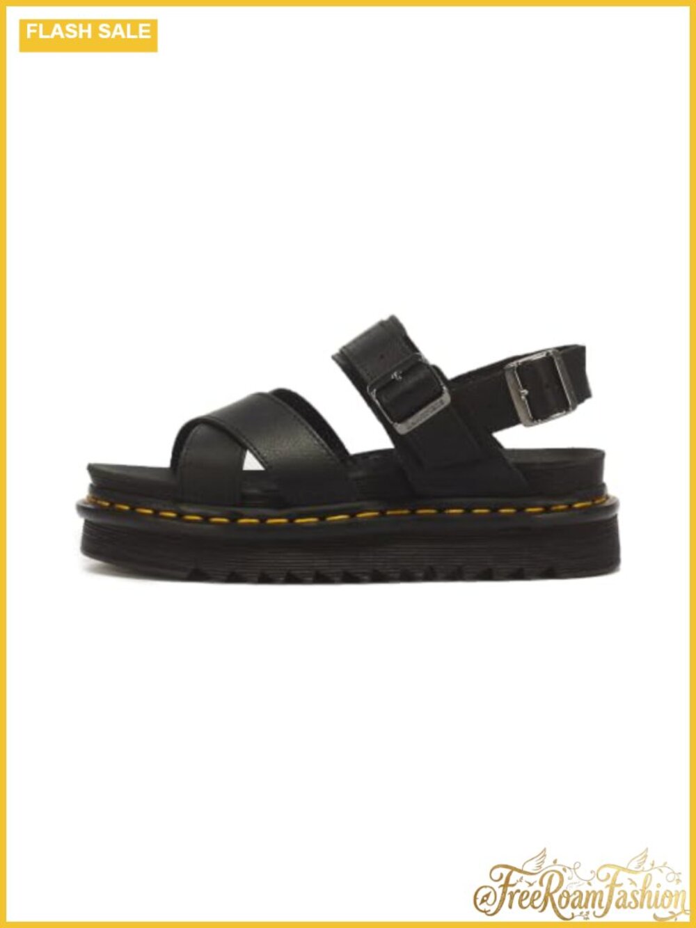 Dr. Martens Voss II Leather Strap Sandal - Women's Platform Sandals